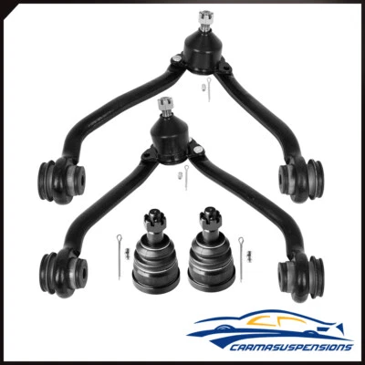 4x Brazo de control superior delantero y rótulas para Chevrolet C3500 2000 1993-1999 Foto 1 de 4
