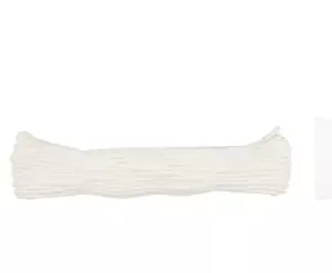 Tendedero trenzado blanco 6-PK Everbilt 3/16 pulgadas x 100 pies algodón poliéster 72807 - Imagen 1 de 2