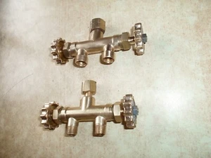 Doppelabzweigventil für Autogenschweißgerät Sauerstoff Gas Top!!! EWO - Bild 1 von 2