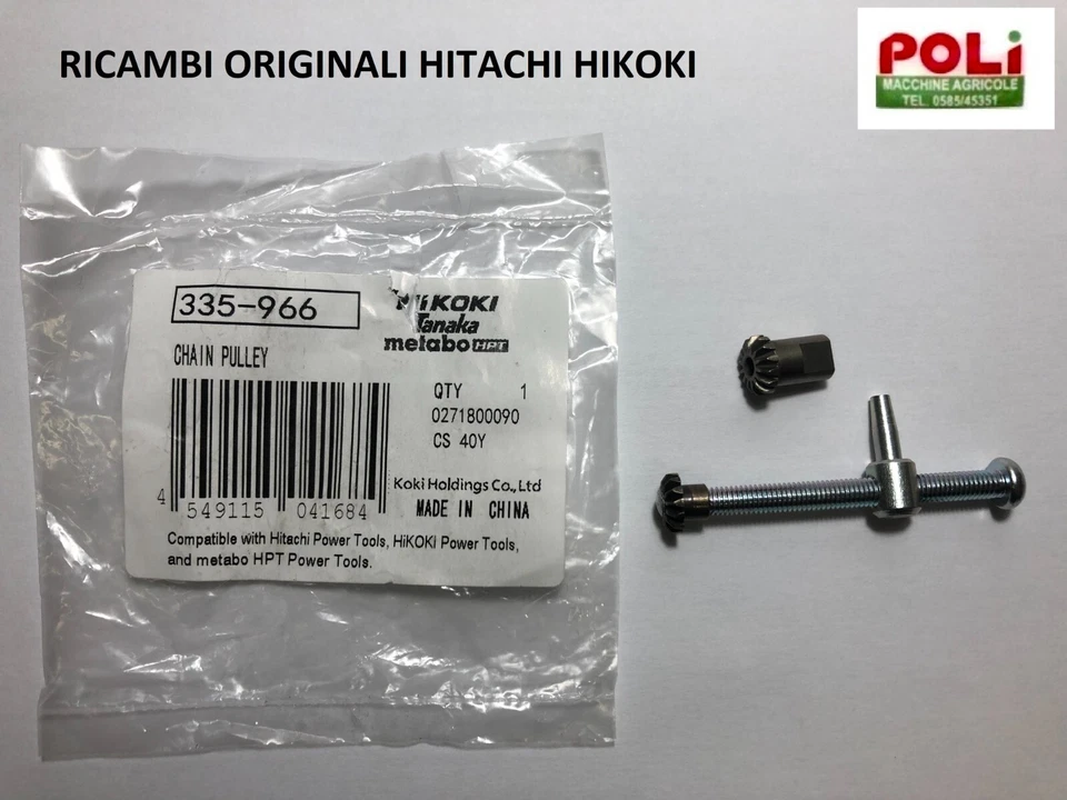 TIRACATENA TENDI CATENA HITACHI PER MOTOSEGA ELETTRICA CS35Y CS40Y e CS40SB