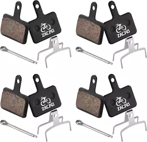 Zacro 4 Pairs Bike Brake Pads, Ceramic Bicycle Disc Brake Pads Fit for Tektro Sh - Picture 1 of 12