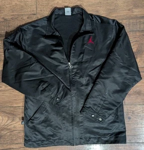 Air Jordan Boys Full Zip Up Black Lined Track Jacket Size Large (16-18) Athletic - Picture 1 of 15