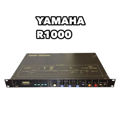 YAMAHA R1000 Digital Reverb Yamaha audio PA Equipment Rackmount Design Japan - Image 1 of 4