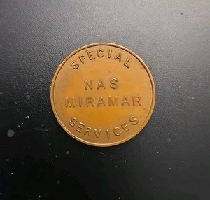 RARE DOD DEPARTMENT OF DEFENSE SPECIAL SERVICES NAS MIRAMAR COIN MILITARY - Picture 1 of 2