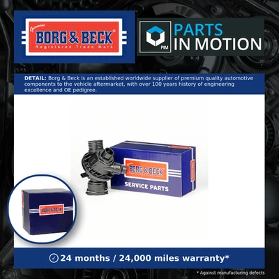 Coolant Thermostat fits BMW 3 ActiveHybrid F30 3.0 12 to 15 N55B30A B&B Quality - Image 1 of 4