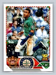 2023 Topps Holiday #H26 Julio Rodríguez - Picture 1 of 2