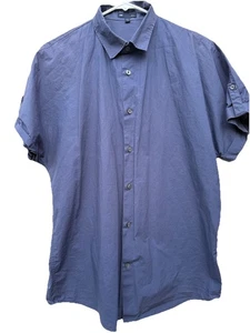 Gap Calce Ajustado Talla M Mangas Cortas Azul Clásico Moderno  - Imagen 1 de 9