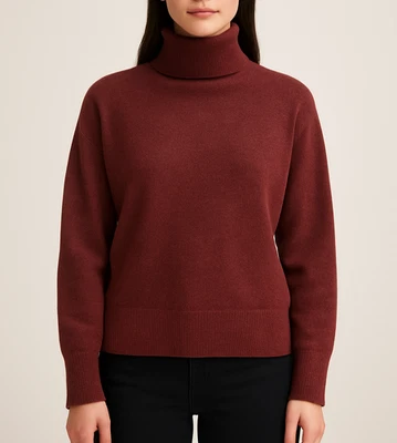 NUEVO Suéter Preston & York Bethany Mezcla de Lana Cuello Alto Pasas Talla Grande Nuevo con Etiquetas Foto 1 de 4