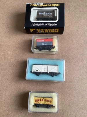 Peco & Graham Farish Small Job Lot Of Wagons N Gauge Boxed - Image 1 of 4