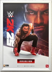 WWE 2K 25 RARE PS5 XBOX SERIES X 42cm x 59cm Promotional Poster - Picture 1 of 1