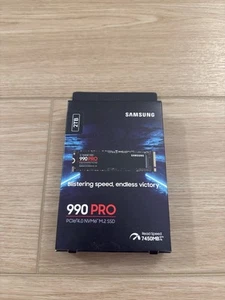 Samsung 990 PRO 2TB Internal SSD PCle Gen 4x4 NVMe MZ-V9P2T0B/AM New - Photo 1/3