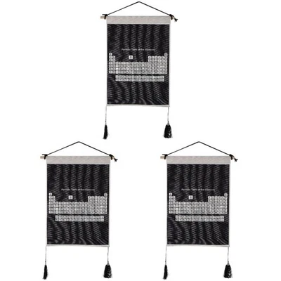  3 PCS Periodensystem Poster Der Elemente Plakat Im Klassenzimmer Schulbedarf - Bild 1 von 4