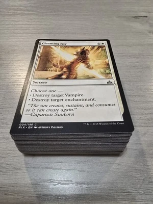 MTG Rivals Of Ixalan Commons + Lands Set - 75 Cards - Image 1 of 2
