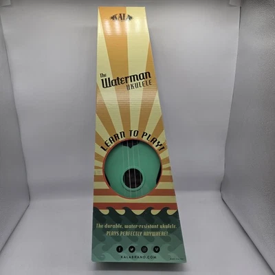 Kala  The Waterman Ukulele KA-SWB-GN Sea Foam Green Soprano New Open Box w/ Case - Image 1 of 4