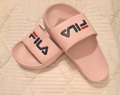 Sandalias para mujer FILA Drifter Slides rosa claro ligeras talla 5 agua, piscina playa Foto 1 de 4