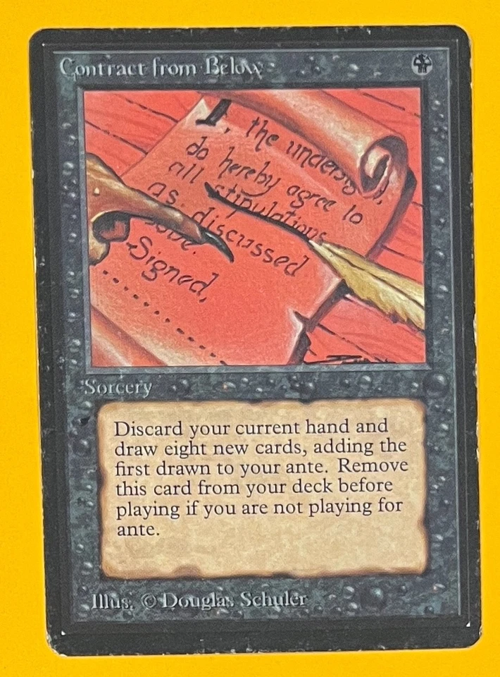 MTG CONTRACT FROM BELOW Beta (OldManMTG 012-532) - Image 1 of 4
