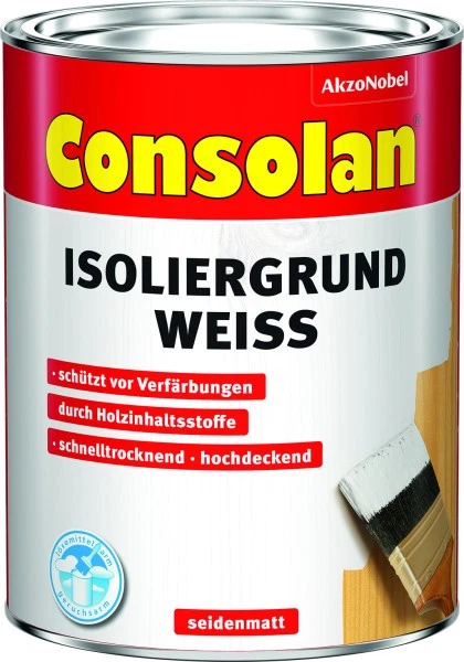 Consolan Isoliergrund 2,5 L weiß  Grundierung - Bild 1 von 1