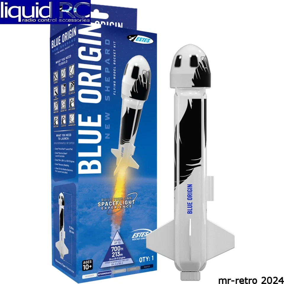 Estes 7315 Blue Origin Shepard Builder Kit Skill Level: Intermediate - Image 1 of 1
