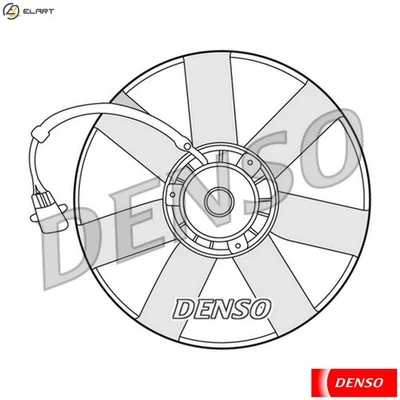 FAN ENGINE COOLING DER32002 FOR SKODA VW GOLF/IV/Mk/Cabriolet/III CABRIO 1.8L - Image 1 of 4