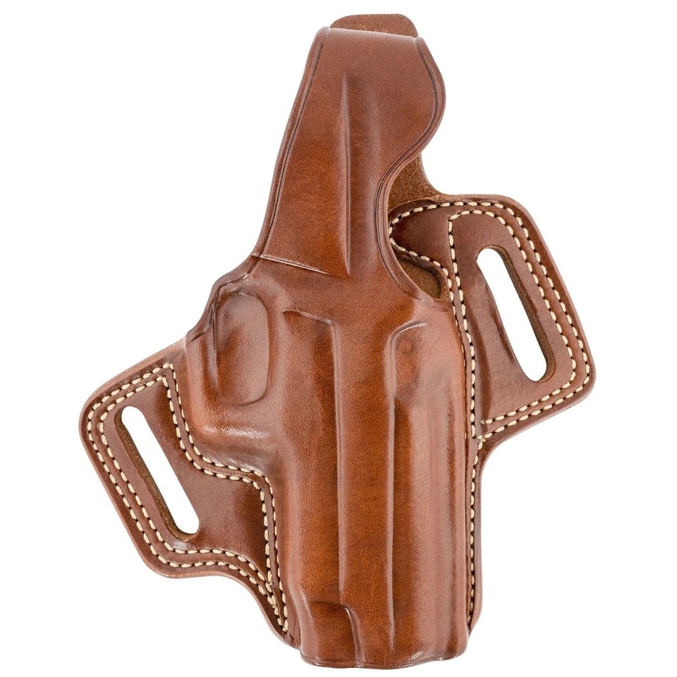 GALCO Fletch High Ride Kimber 4in 1911 w/wo Red Dot Tan RH Belt Holster (FL266R)