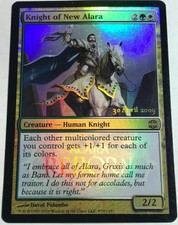 ALARA REBORN - FOIL - PRE RELEASE - KNIGHT OF NEW ALARA - LIGHT PLAY = FREE SHIP