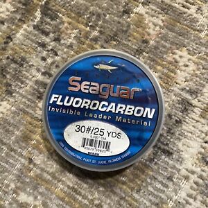 Seaguar Blue Label Fluorocarbon Leader Fishing Line 25 Yards Select Lb. Test