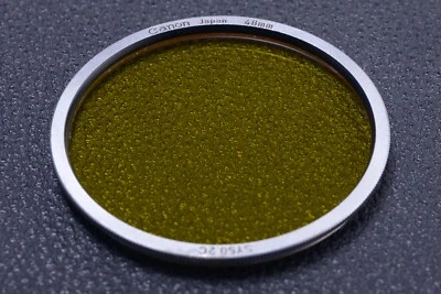 ✅ CANON SLIM YELLOW 48MM SY50.2C FILTER FOR RF 35MM 1.5, 50MM 1.4 LENS 11-3 - Image 1 of 2