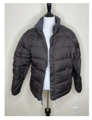 Chaqueta acolchada Lands End negra juvenil con cremallera mediana Lands End Foto 1 de 4