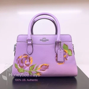 Nuevo con etiquetas Coach Mini Darcie Carryall con estampado rosa CL423 - Imagen 1 de 12