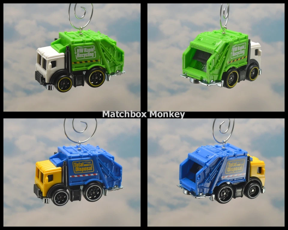 Camión de Basura Rechazar Reciclaje Personalizado Adorno Gestión de Residuos Adorno Foto 1 de 1