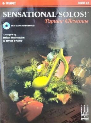 Sensational Solos! - Bb TRUMPET - Popular Christmas - Grade 2.5 - Image 1 of 4