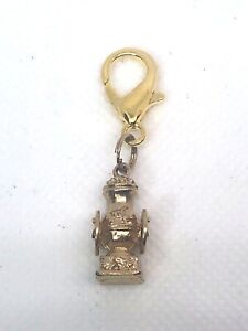 Charm Clip-On Gold Avon Coffee Grinder Purse Bracelet Zipper Backpack Keychain