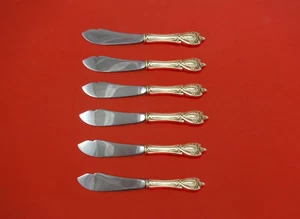 Monticello by Lunt Sterling Silver Trout Knife Set 6pc. HHWS Custom Made 7 1/2" - Picture 1 of 1