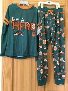 New DISNEY STORE Star Wars Pajama Set Boys Green 5/6,7/8,9/10 - Picture 1 of 6