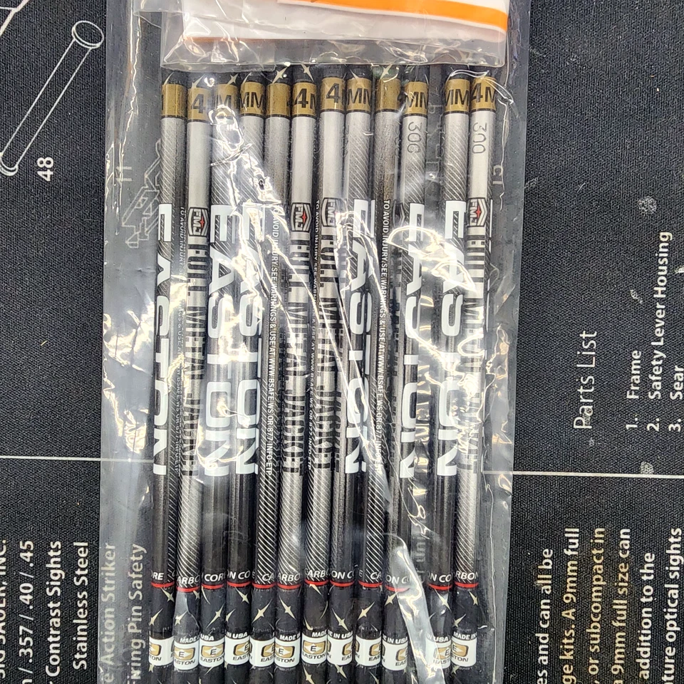 Easton - FMJ Pro Diamond Plate - 4MM 340 - Bare Shaft - 12pk - Image 1 of 1