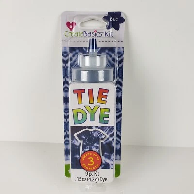 Create Basics BLUE Tie Dye 9 Piece Kit Create Up To 3 Projects FREE SHIPPING - Image 1 of 2
