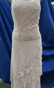 Montage hellrosa langes Kleid Größe 14 - Bild 1 von 6