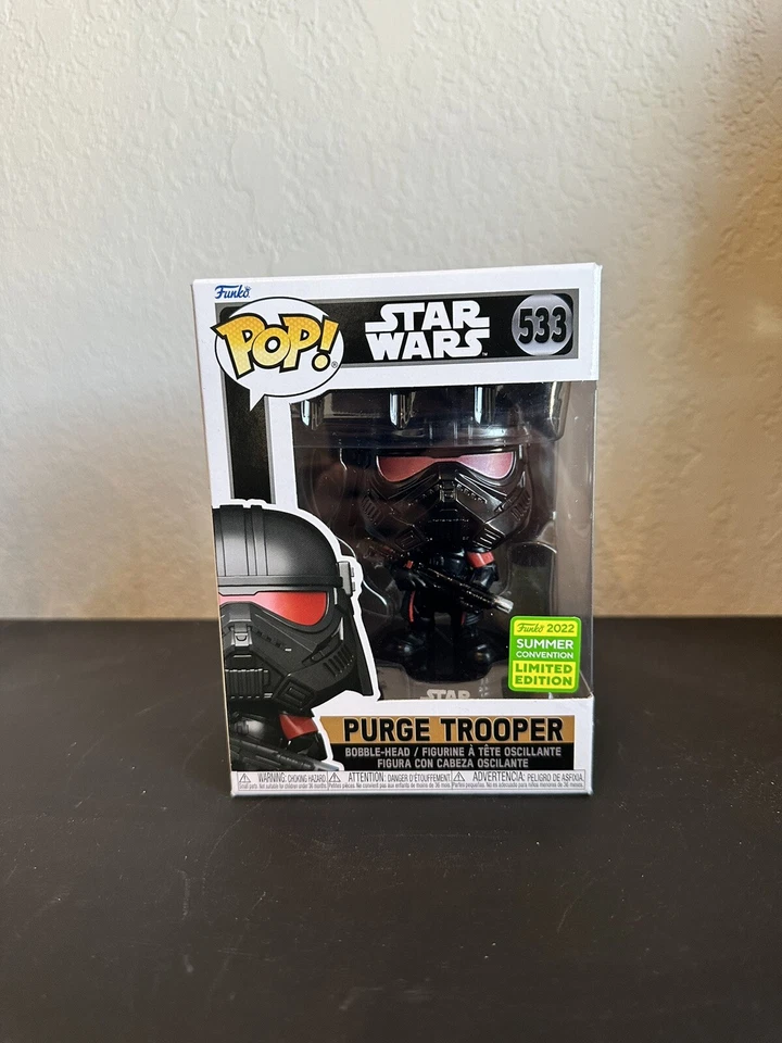 Funko Pop! Star Wars #533 Purge Trooper 2022 SDCC Shared Exclusive READ DETAILS - Image 1 of 4