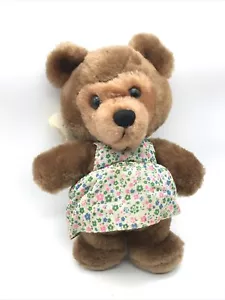 Peluche Dakin Nelly Bear Naturaleza Bebés Etiqueta de Vestido De Colección 1978 Peluche - Imagen 1 de 13