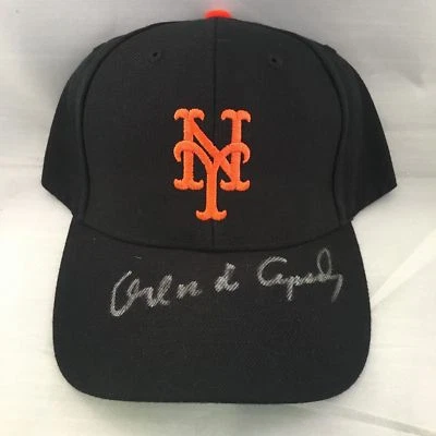 Orlando Cepeda Signed Autographed New York Giants Baseball Hat Cap PSA DNA COA - Image 1 of 2