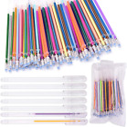 100 Pcs Gel Pen Refills Glitter Metallic Pastel Fluorescence Neon Pen Ink Refill