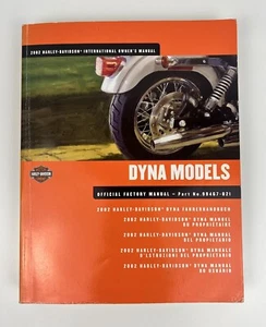 Harley-Davidson 2002 Dyna International Factory Owners Manual 99467-021 Rare - Picture 1 of 11