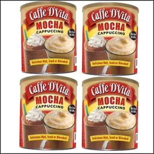 Caffe D'Vita heiße oder eisige Cappuccino-Getränkemischung, Mokka, 4 Pfund - 4er-Pack - Bild 1 von 2