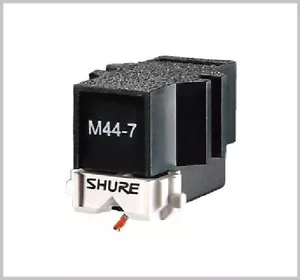 Cartucho genuino SHURE M44-7 equipo tocadiscos piezas grabación de audio arañazos - Imagen 1 de 3