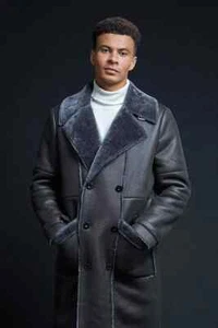 boohooMAN Premium Longline Faux Fur Lined Aviator Small Silver - Picture 1 of 4