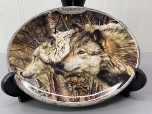 The Bradford Exchange Sentinels of the Season “September” 2000 Collectors Plate - Picture 1 of 7