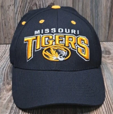  Gorra Missouri Tigers Top Of World negra y amarilla correa ajustable  Foto 1 de 4