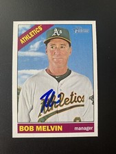 Bob Melvin Signed 2015 Topps Heritage Card Oakland Athletics A's Autograph COA
