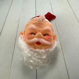 Vintage NOS Santa Christmas Pick Head Rubber Orig. Packaging Floral Arrangement - Picture 1 of 5