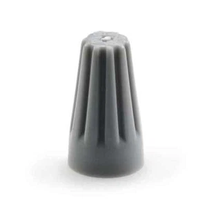 CONECTORES DE ALAMBRE GRIS BARRIL RECTO ESTILO TUERCAS ATORNILLABLES UL 20.000/CAJA - Imagen 1 de 1